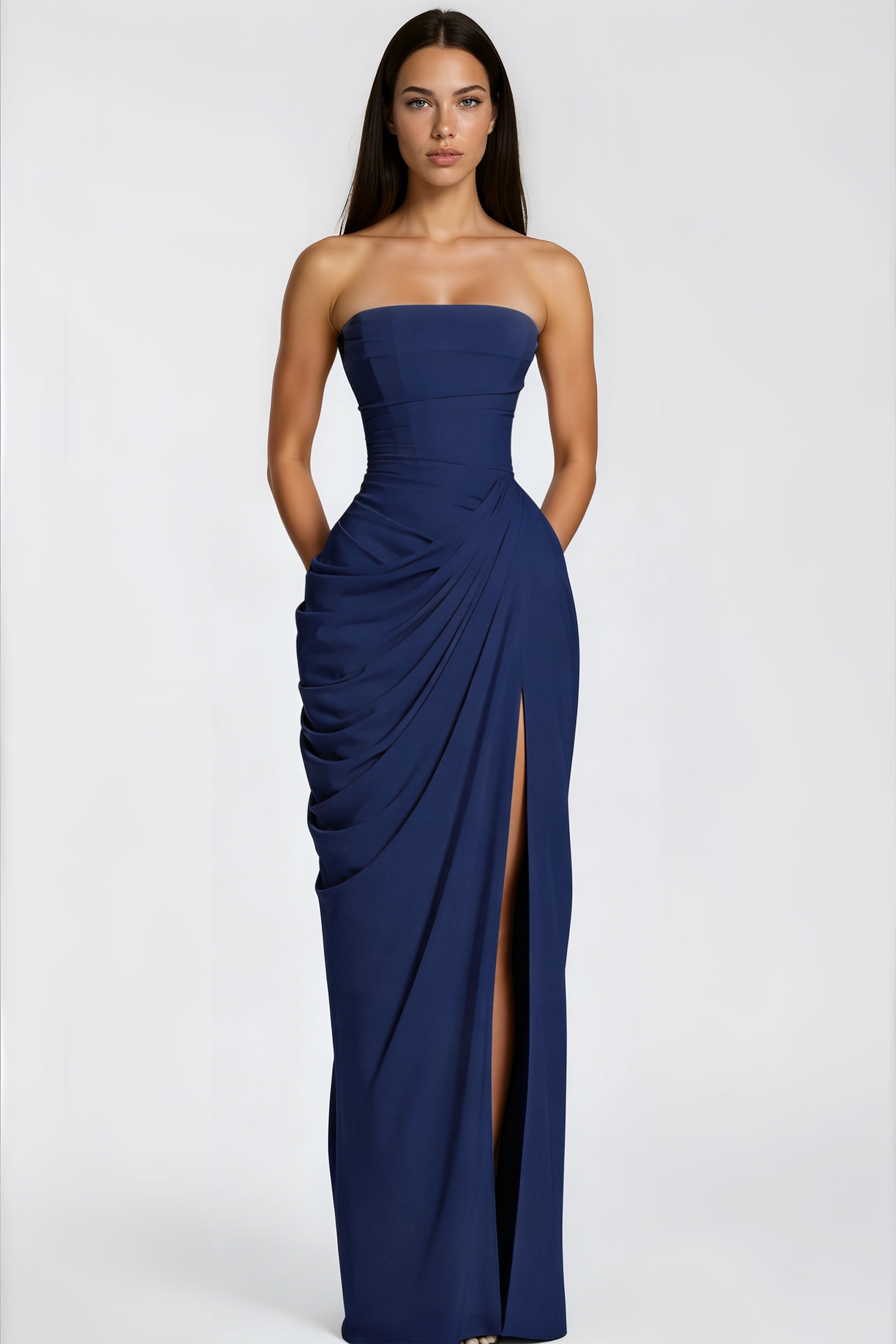 Vestido largo Fernanda – Vainilla