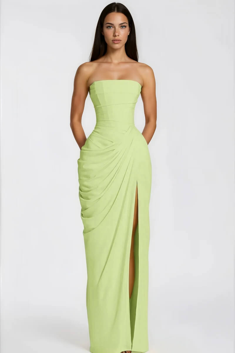 Vestido largo Fernanda – Vainilla