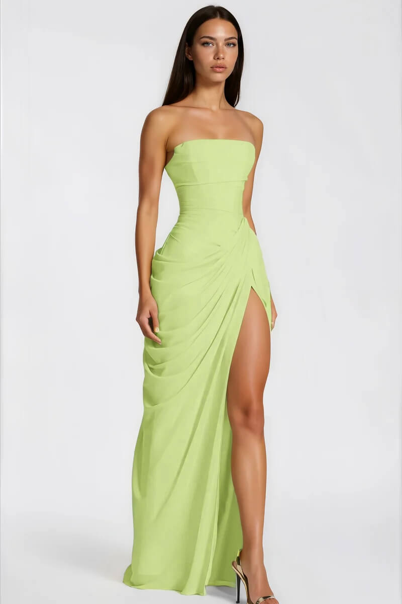 Vestido largo Fernanda – Vainilla