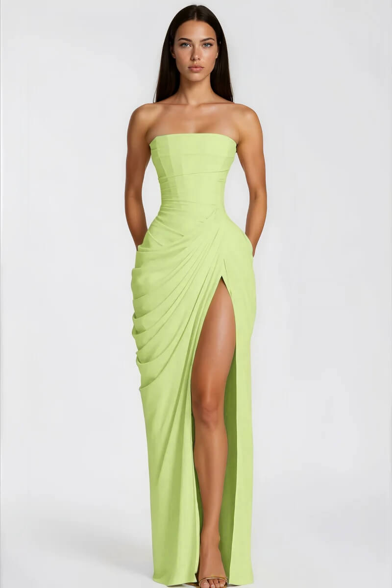 Vestido largo Fernanda – Vainilla