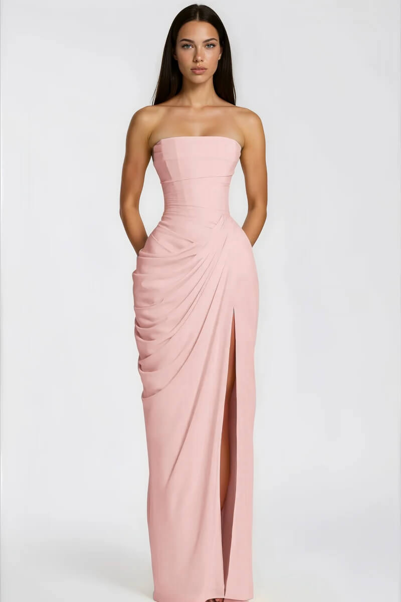 Vestido largo Fernanda – Vainilla