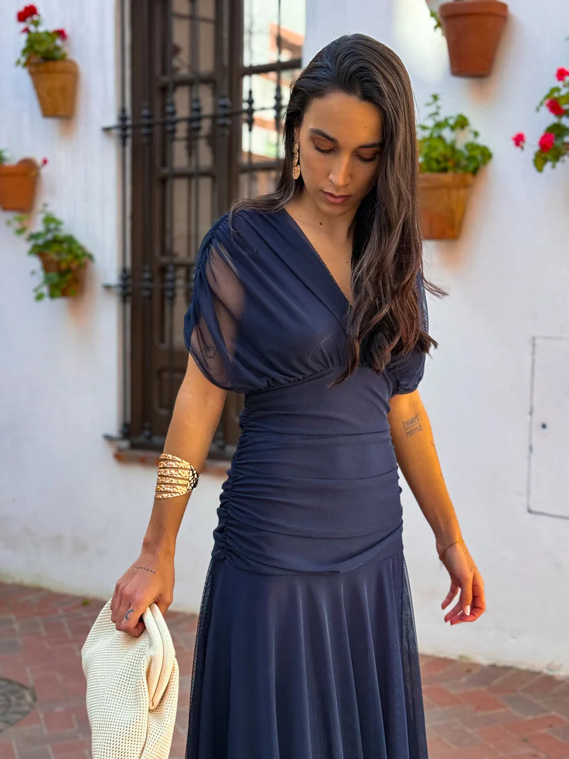 Vestido Luisa Escote en V