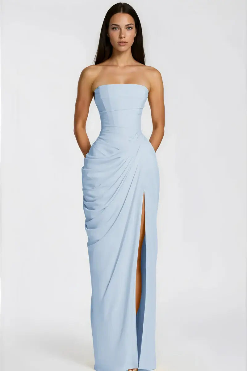 Vestido largo Fernanda – Vainilla