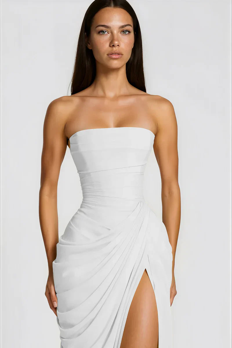 Vestido largo Fernanda – Vainilla