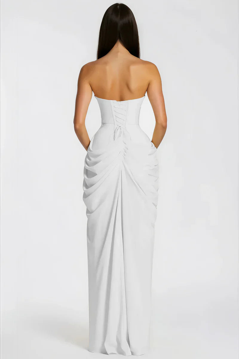 Vestido largo Fernanda – Vainilla