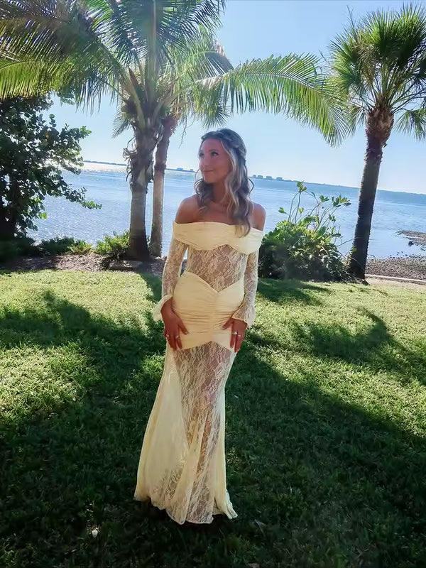 Vestido largo Corine – Canario