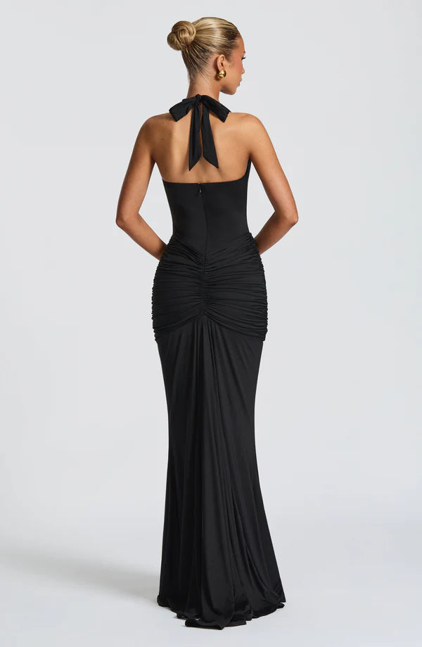 Vestido largo Sofía – Coral