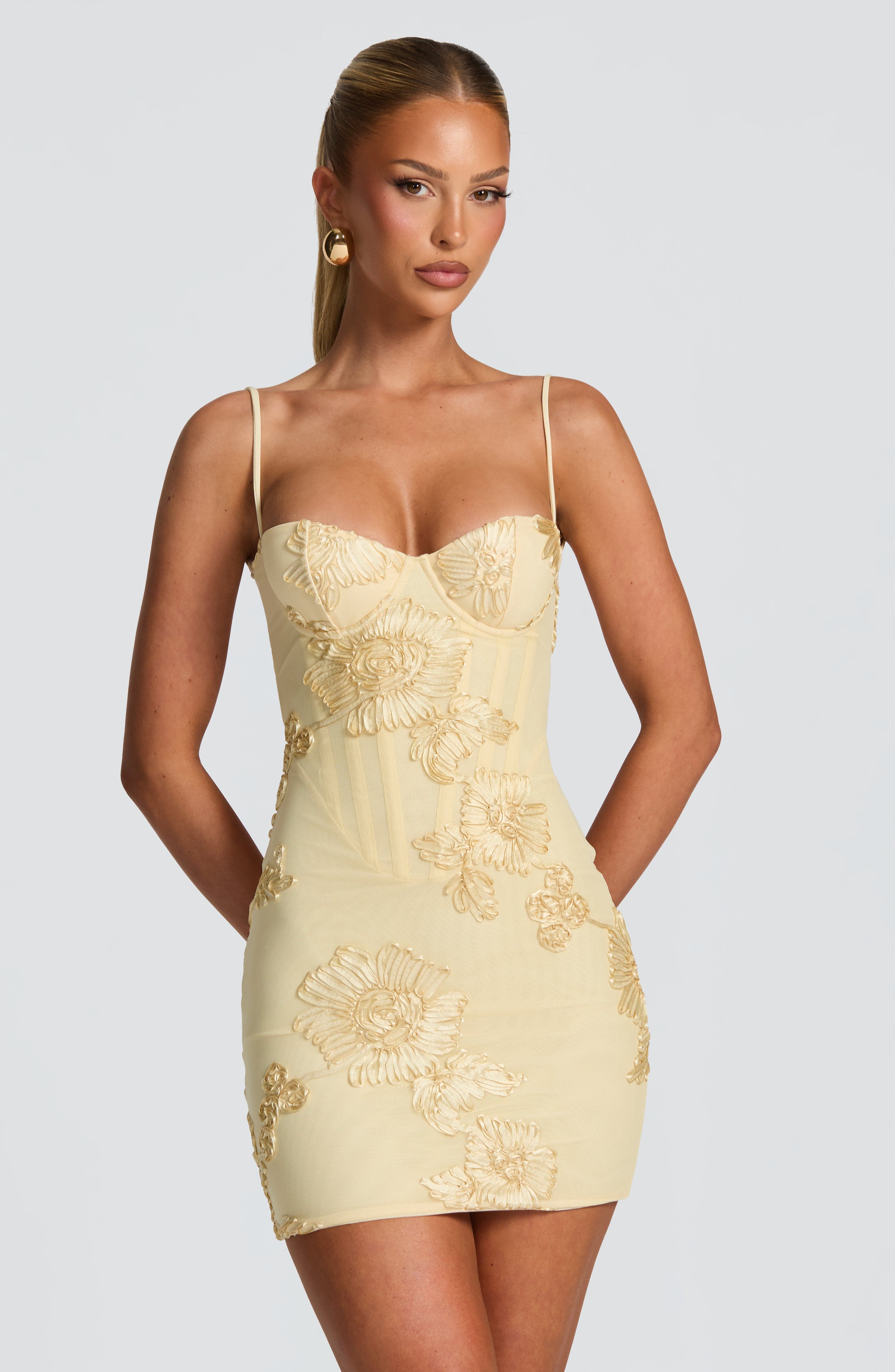 Vestido Corto Angela - Lemon