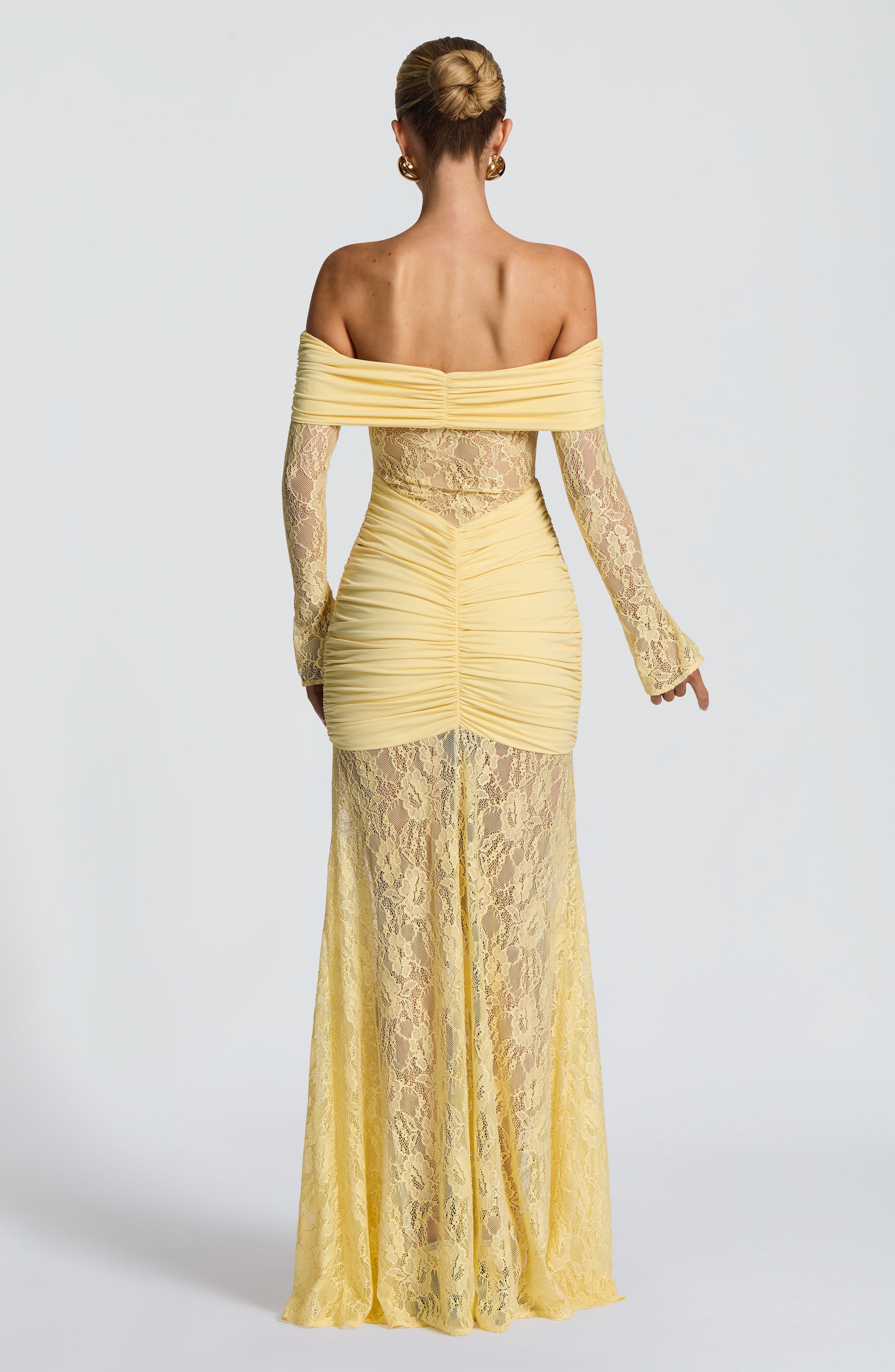 Vestido largo Corine – Canario