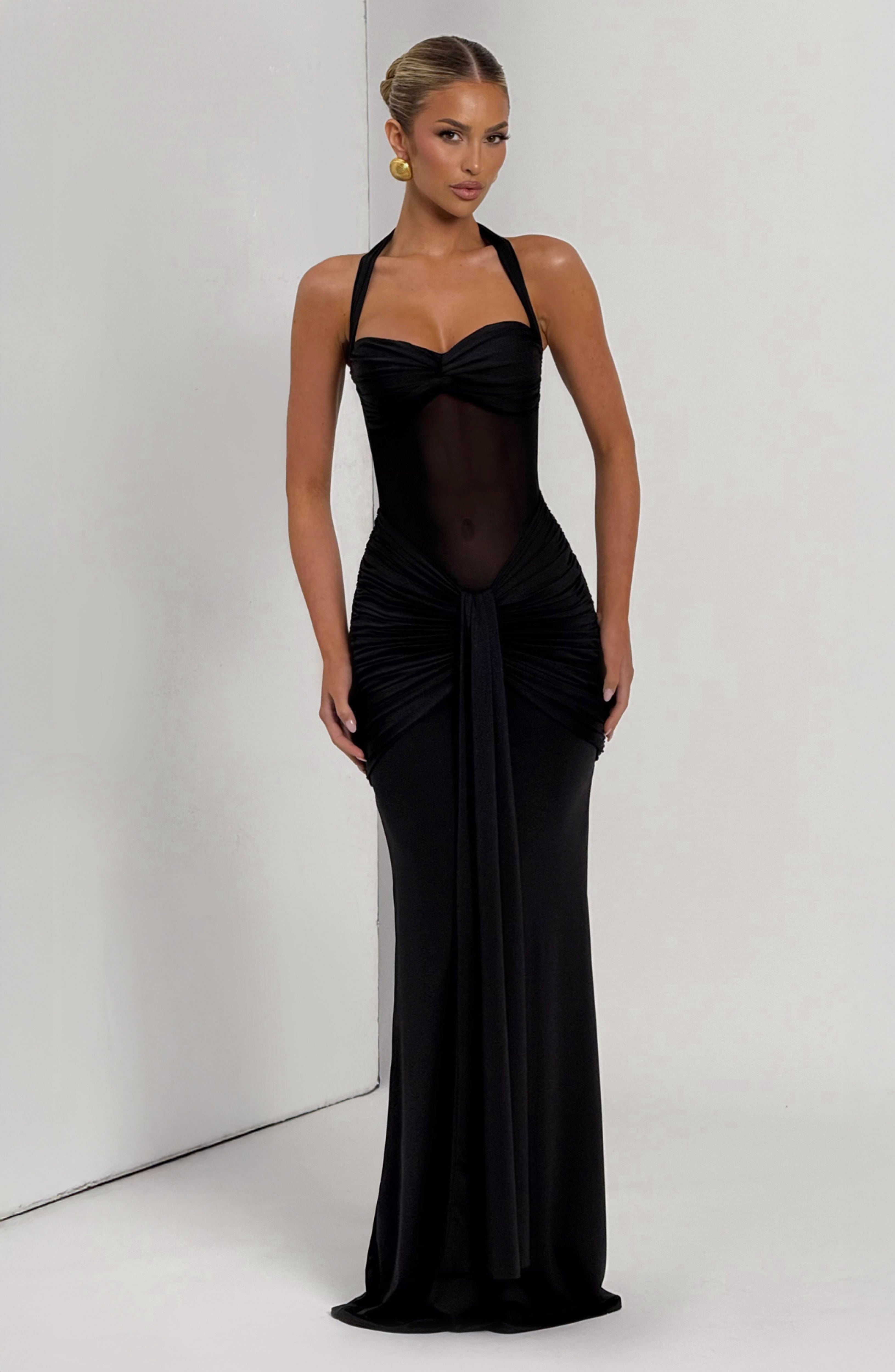 Vestido largo Paola - Black