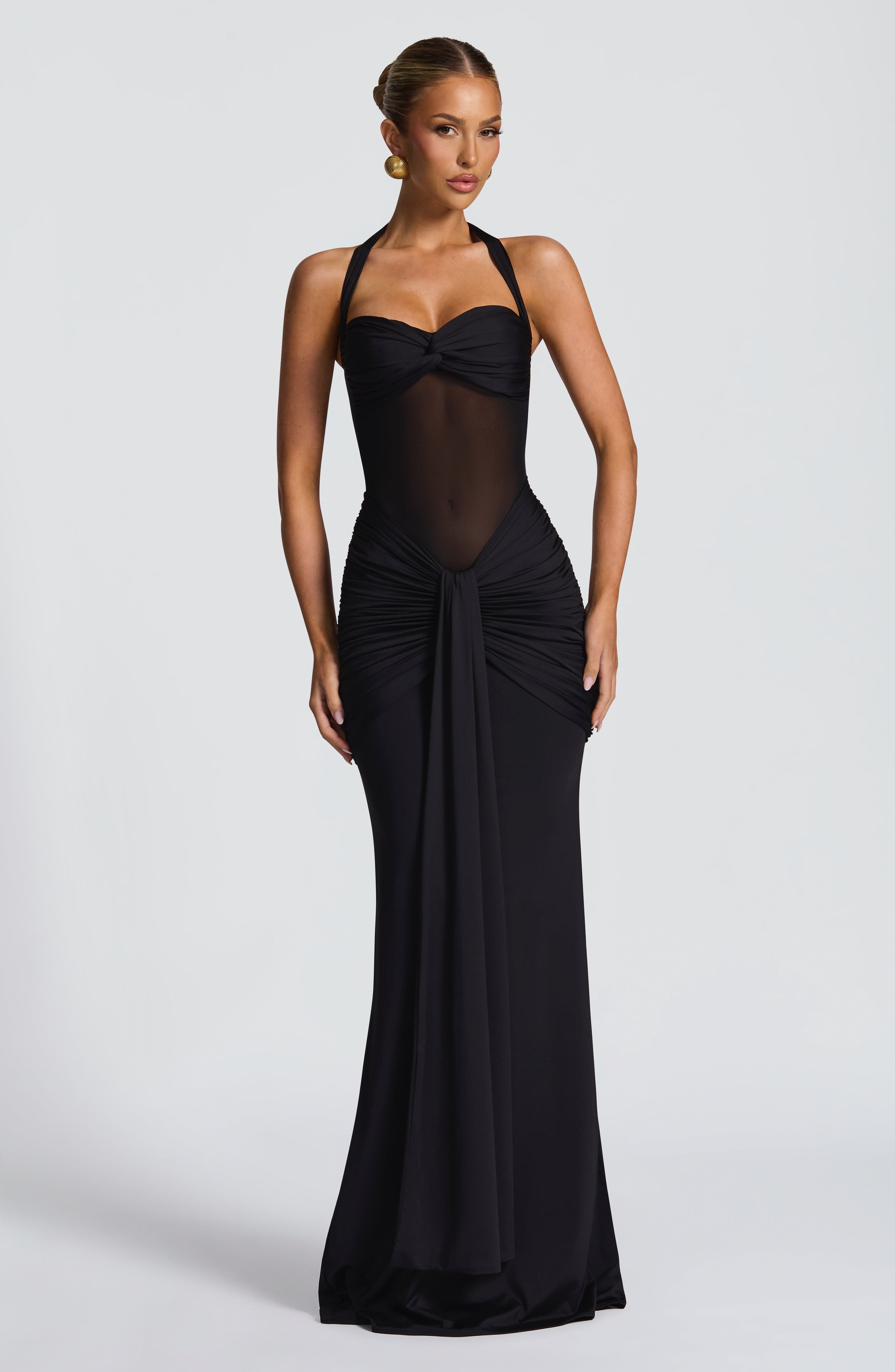 Vestido largo Paola - Black