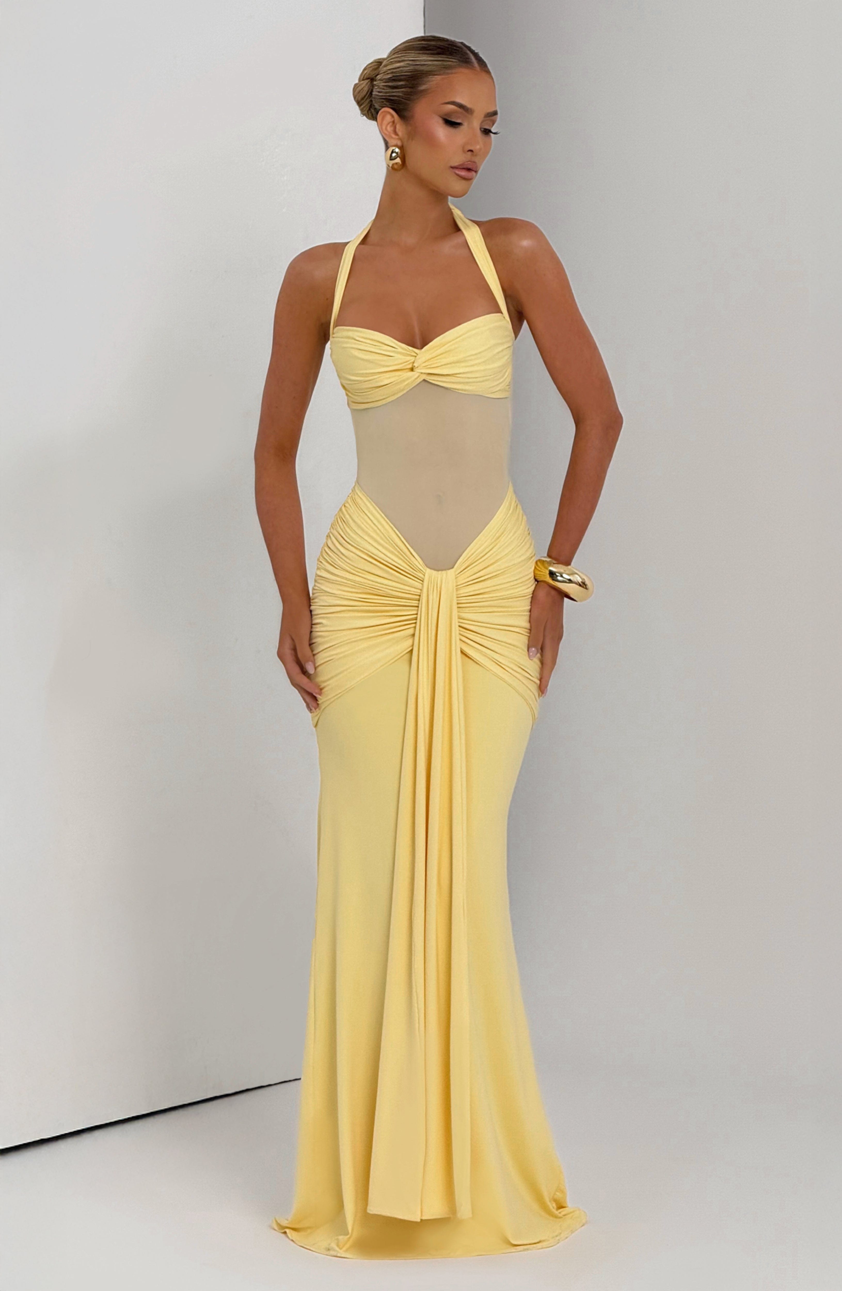 Vestido largo Paola - Lemon