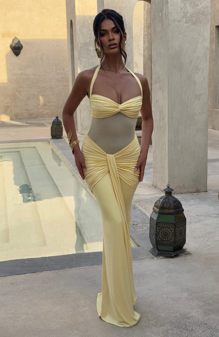 Vestido largo Paola - Lemon