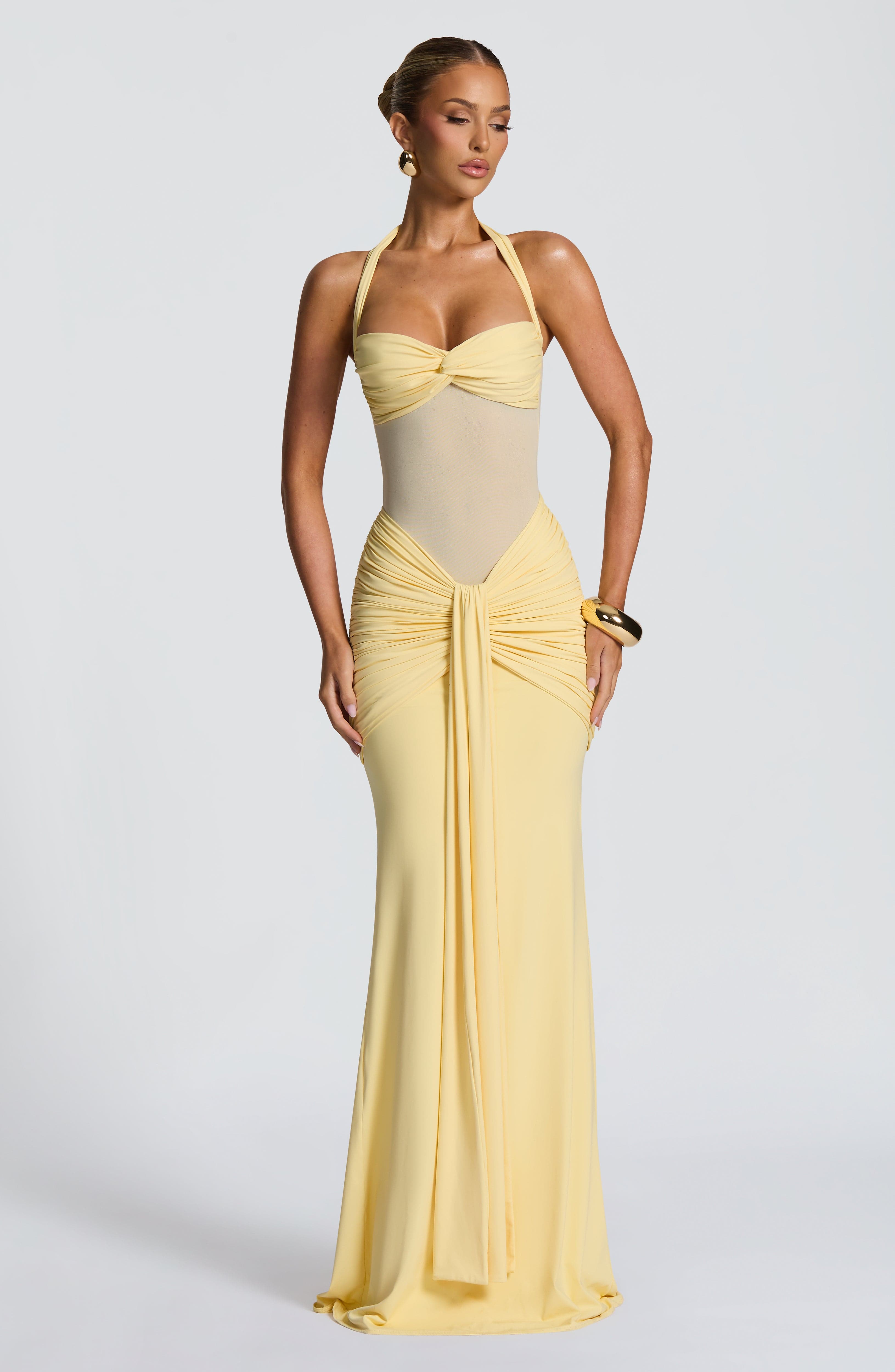 Vestido largo Paola - Lemon