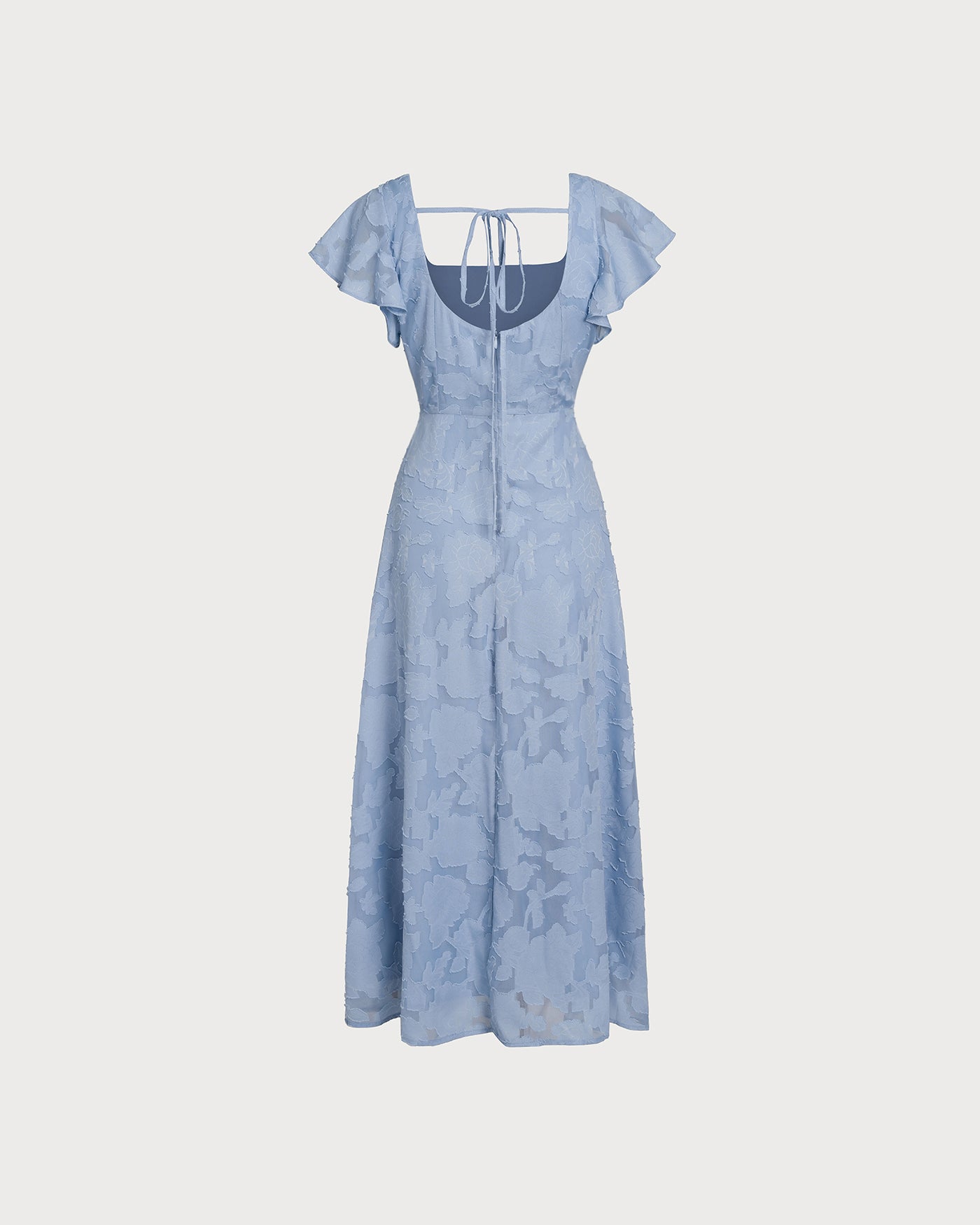 Vestido midi Natalia – Celeste